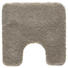 WC-VORLEGER Taupe 55/55 cm - Taupe, Basics, Kunststoff/Textil (55/55cm) - KLEINE WOLKE