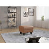 HOCKER in Textil Cognac  - Wengefarben/Cognac, KONVENTIONELL, Holz/Textil (58/48/58cm) - Sit & More