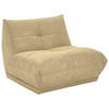 SOFAELEMENT Lederlook Beige  - Beige, Trend, Textil (105/80/112cm) - Livetastic