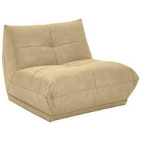 SOFFMODUL i läderimitation beige  - beige, Trend, textil (105/80/112cm) - Livetastic