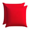 ZIERKISSENSET in Rot Uni 48/48 cm  - Rot, Basics, Textil (48/48cm)