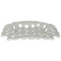 DEKOSCHALE - Weiß, Design, Keramik (16/16/3cm) - Ambia Home
