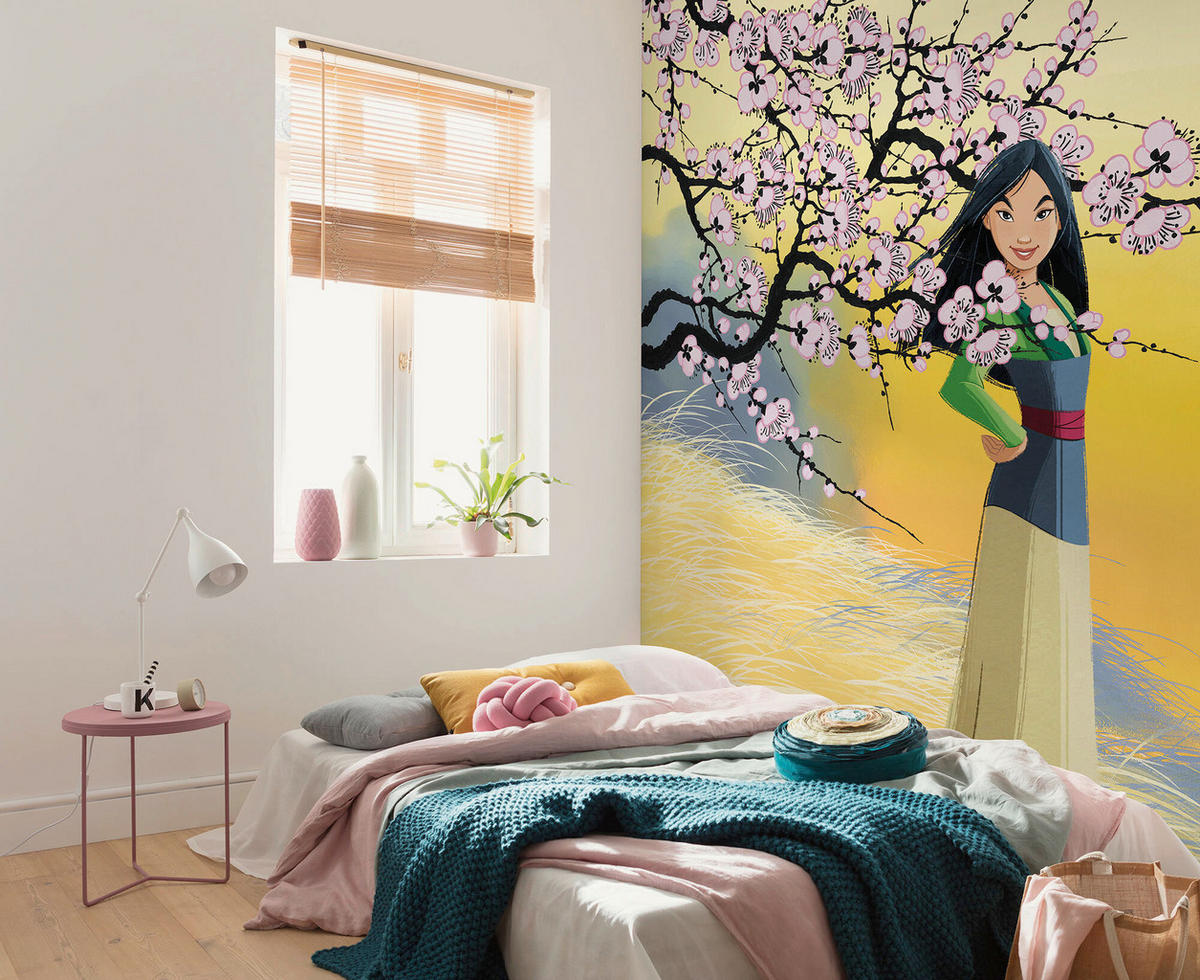 FOTOTAPETE - Gelb/Naturfarben, Design, Textil (200/250cm) - Disney