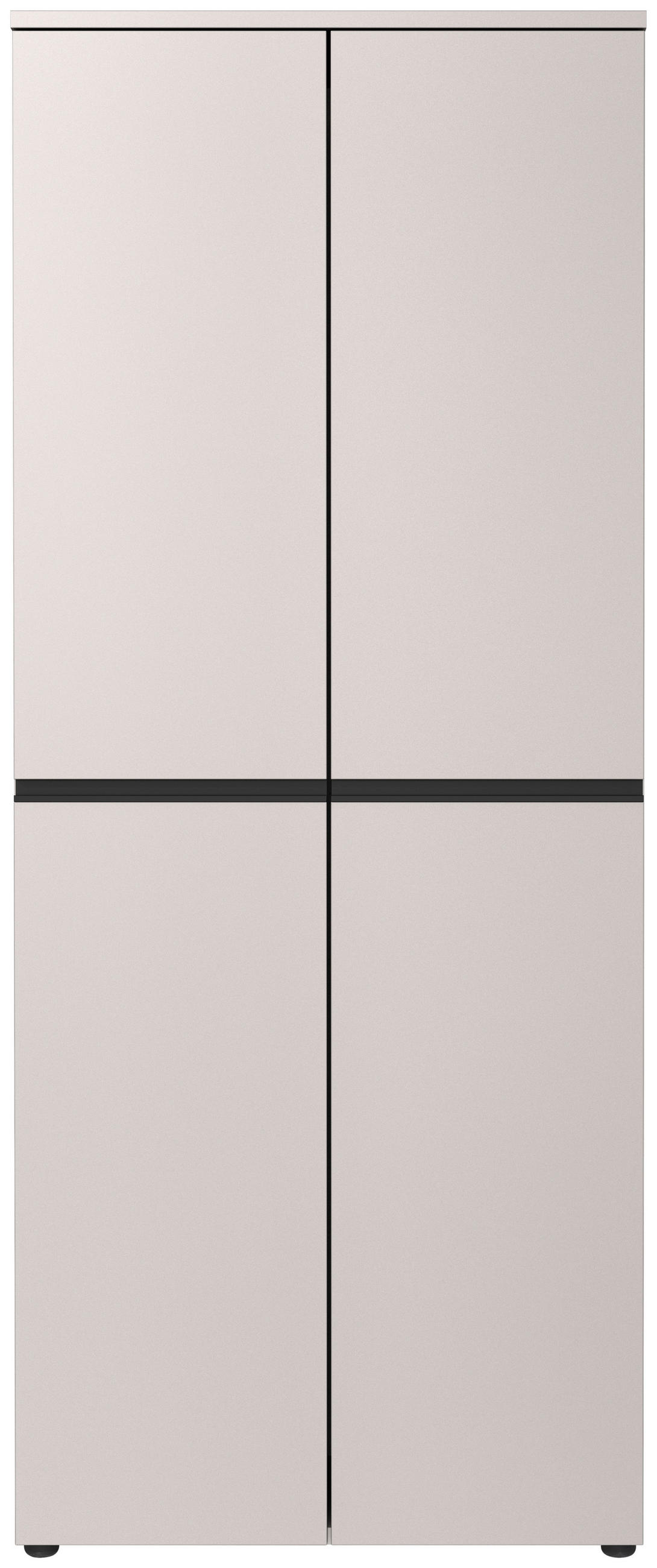 AKTENSCHRANK Kaschmir  - Kaschmir/Graphitfarben, MODERN, Holzwerkstoff (81/197/40cm) - Germania