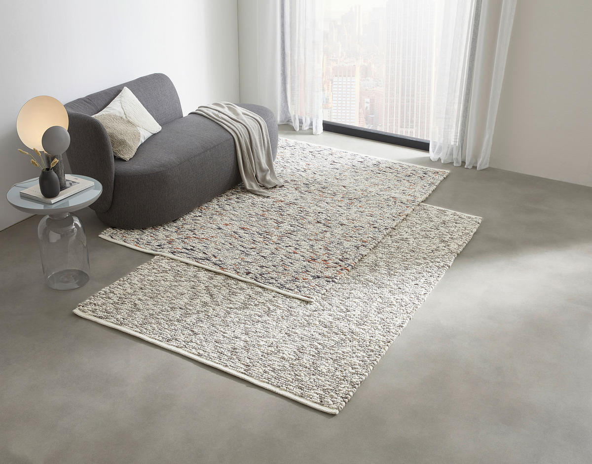 HANDWEBTEPPICH 160/230 cm Tessin Creme  - Creme, Basics, Textil (160/230cm) - Linea Natura