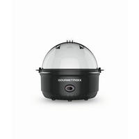 EIERKOCHER GOURMETmaxx  - Schwarz, Basics, Kunststoff (16,6/16,6/17cm) - GOURMETMAXX