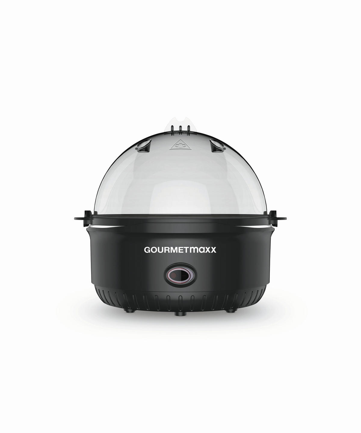 EIERKOCHER GOURMETmaxx  - Schwarz, Basics, Kunststoff (16,6/16,6/17cm) - GOURMETMAXX
