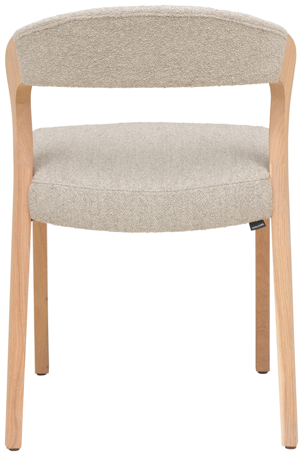STUHL  in Mikrofaser  - Wildeiche/Naturfarben, Natur, Holz/Textil (55/79,5/55cm) - Voglauer