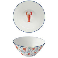 ZDJELA   22.5/22.5/10 cm         - bijela/crvena, Lifestyle, keramika (22.5/22.5/10cm) - Easy Life