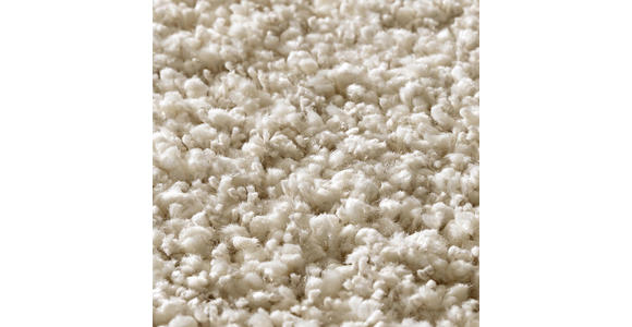 HOCHFLORTEPPICH 65/130 cm Weiß, Beige  - Beige/Weiß, Basics, Textil (65/130cm) - Novel