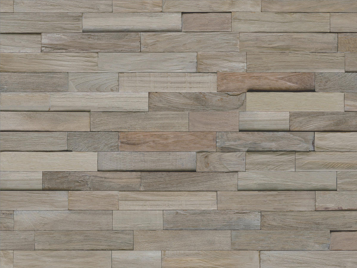 WANDVERKLEIDUNG - Hellbraun, Basics, Holz (50/20/2cm)