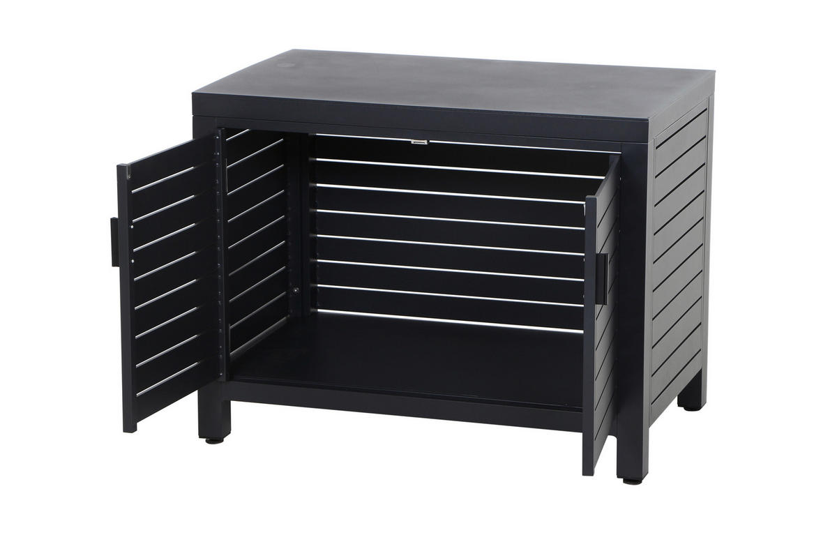 OUTDOORKÜCHE - Anthrazit, Basics, Metall (236/90/56cm) - Siena Garden
