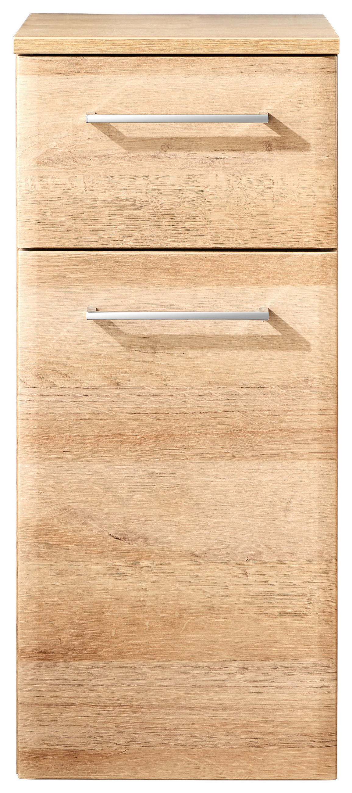 UNTERSCHRANK 30/72/33 cm  - Chromfarben/Eichefarben, Konventionell, Glas/Holzwerkstoff (30/72/33cm) - Xora