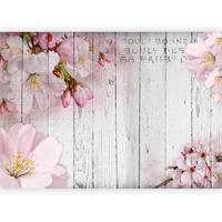 FOTÓTAPÉTA - világosszürke/pink, Basics, textil (400/280cm) - artgeist