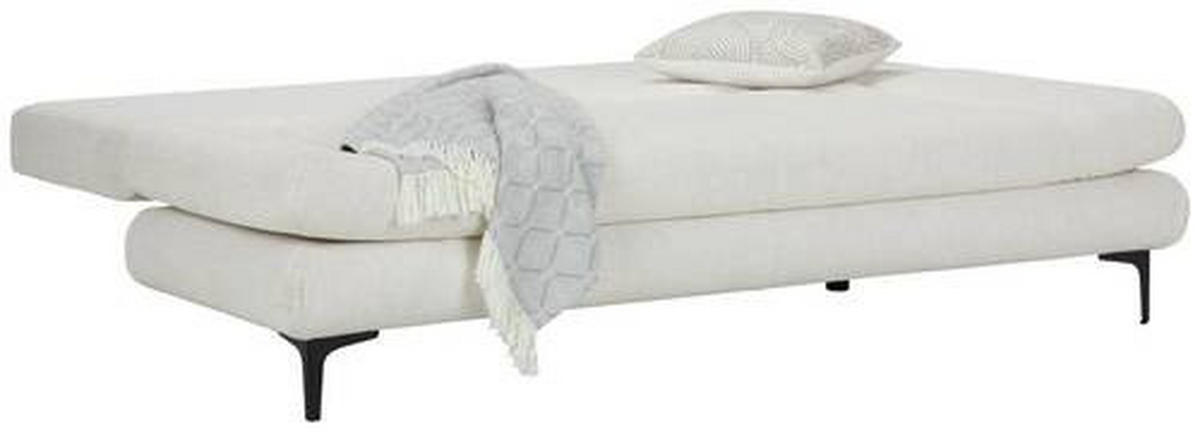 BÄDDSOFFA i flatväv vit  - vit/svart, Modern, textil (191/42-76/86cm) - MID.YOU