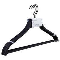 KLEIDERBÜGEL 41 cm Metall, Kunststoff  - Schwarz, Design, Kunststoff/Metall (41cm)