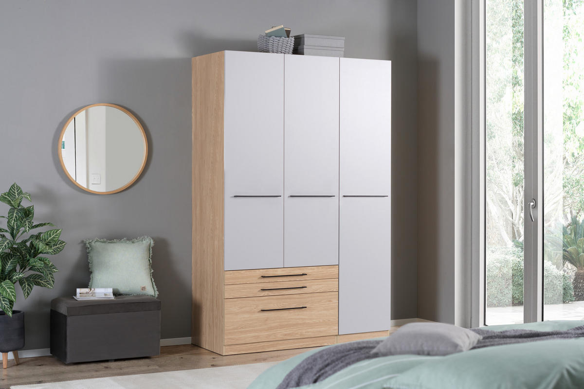 KORPUS ORMARA ZA ODEĆU  boja hrasta  91,1/210/56,5 cm    - boja hrasta, Konvencionalno, pločasti materijal (91,1/210/56,5cm) - Hom`in