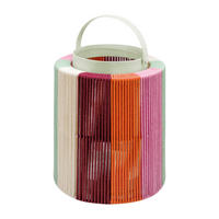 LATERNE - Multicolor, Basics, Glas/Textil (19/24cm)