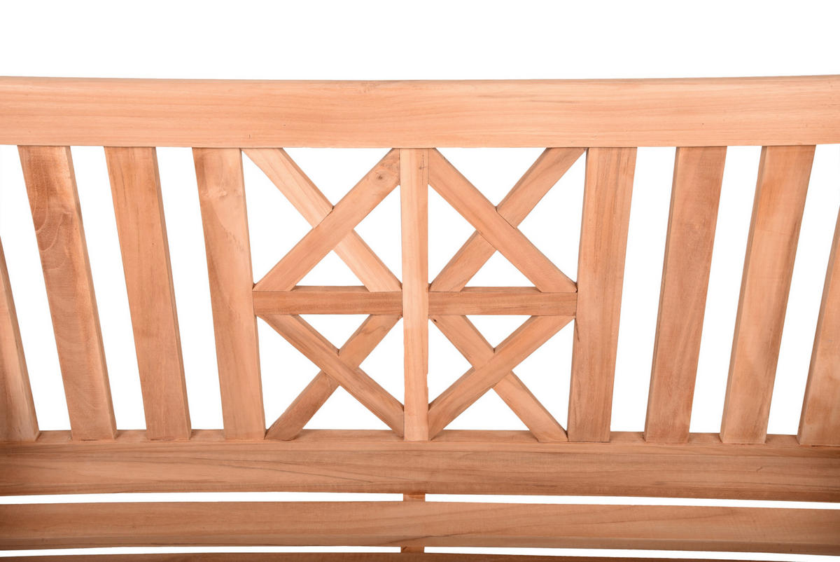 GARTENBANK 66/92/120 cm  in Braun  - Braun/Teakfarben, MODERN, Holz (66/92/120cm) - Gardenson