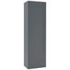 GARDEROBENSCHRANK 52/182/36 cm  - Alufarben/Grau, Design, Holzwerkstoff/Metall (52/182/36cm) - Dieter Knoll