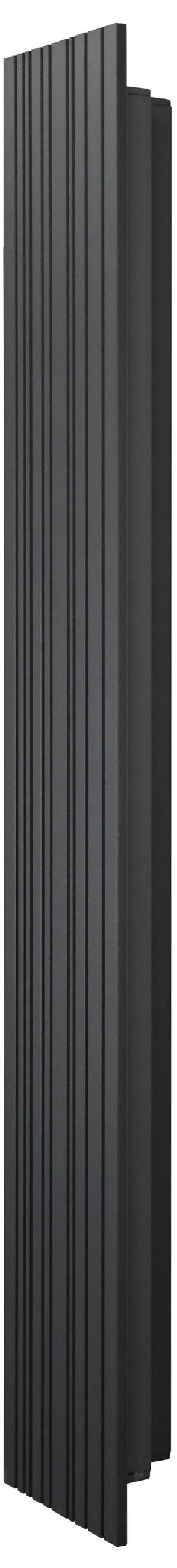 AUßENWANDLEUCHTE 100/9,5/3,7 cm   - Schwarz, Design, Metall (100/9,5/3,7cm)