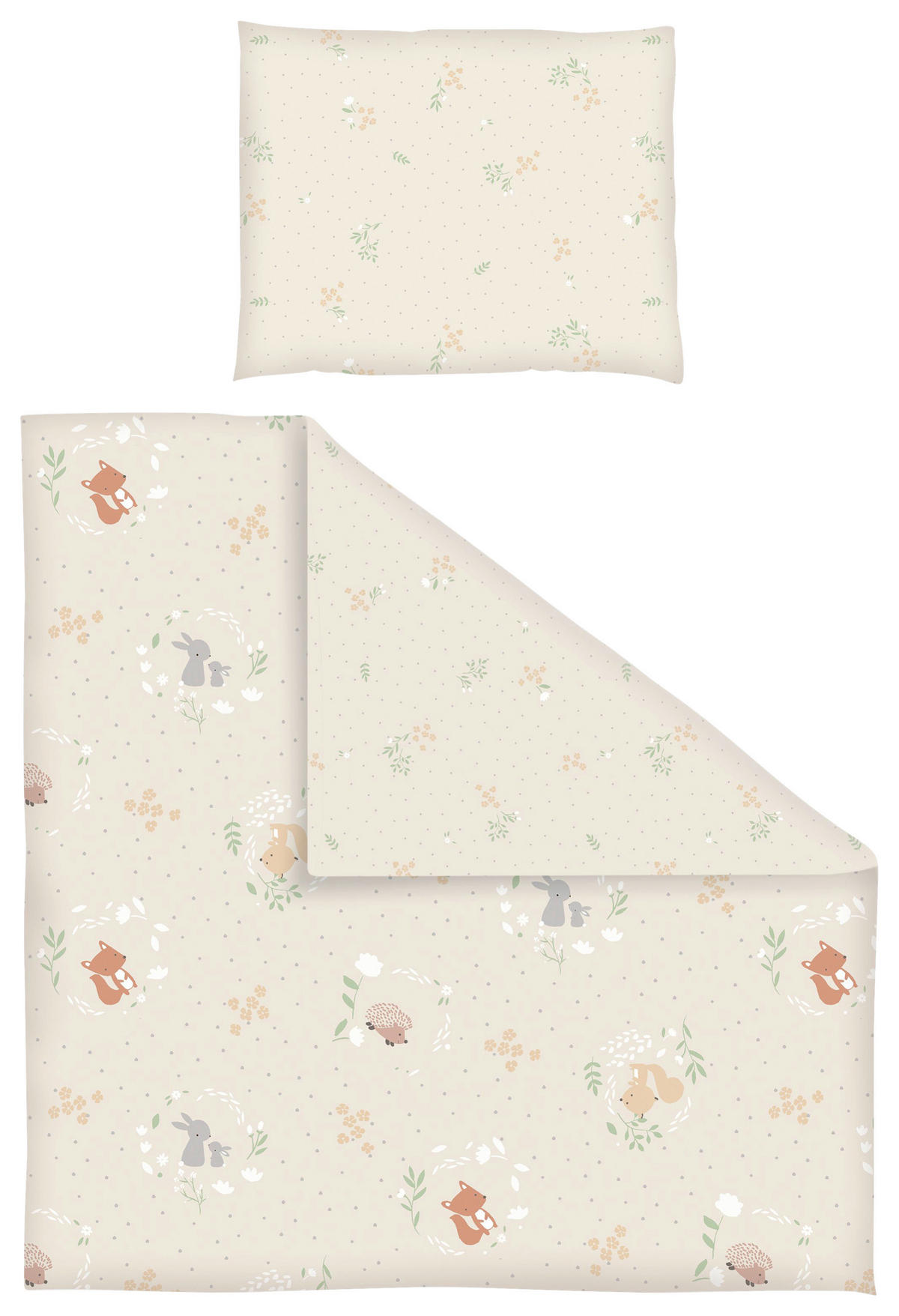 BABYBETTWÄSCHE 80/80 cm  - Taupe, Basics, Textil (80/80cm) - Patinio