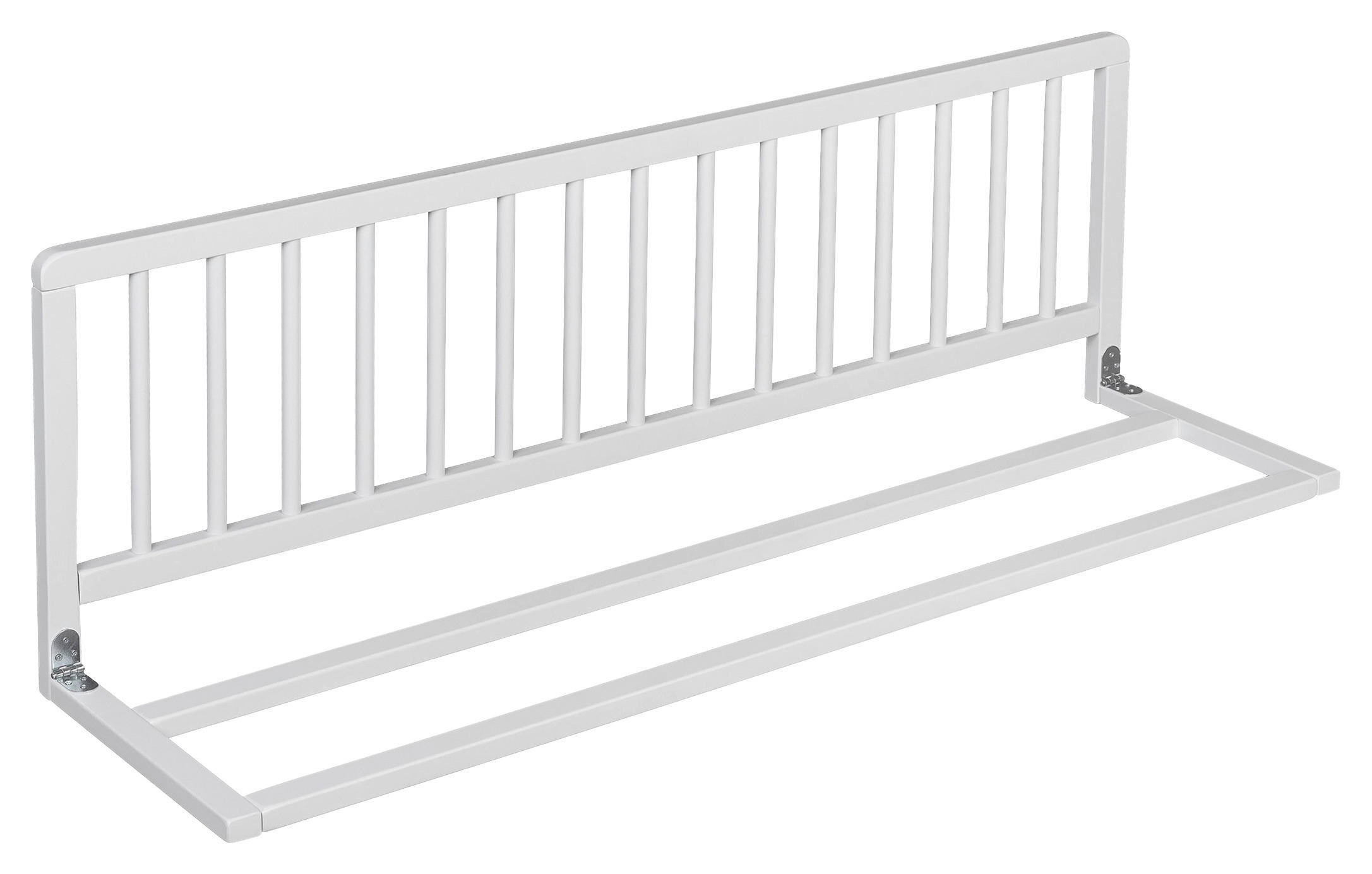 ZAŠTITNA OGRADICA ZA KREVET TIMO - bijela, Basics, drvo (118/30/38cm) - My Baby Lou