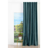Draperie Confecționată black-out (nu permite trecerea luminii)  - verde smarald, Basics, textil (140/260cm)