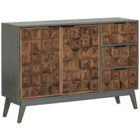 SIDEBOARD  in 120/81/34 cm  - Multicolor/Schwarz, KONVENTIONELL, Holz/Metall (120/81/34cm) - Livetastic