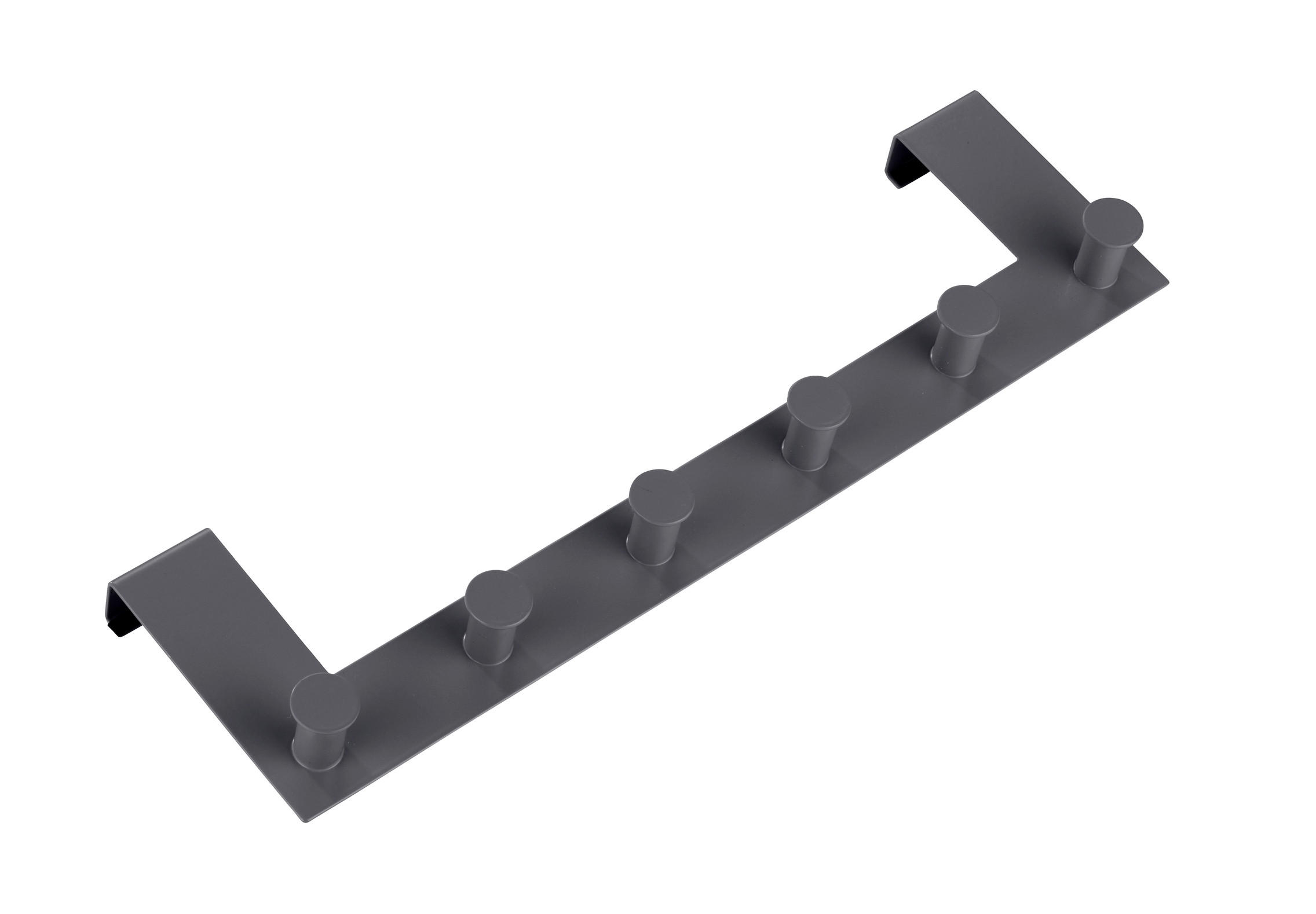 Wenko Türgarderobe Celano Schwarz 39x11x5.5 cm