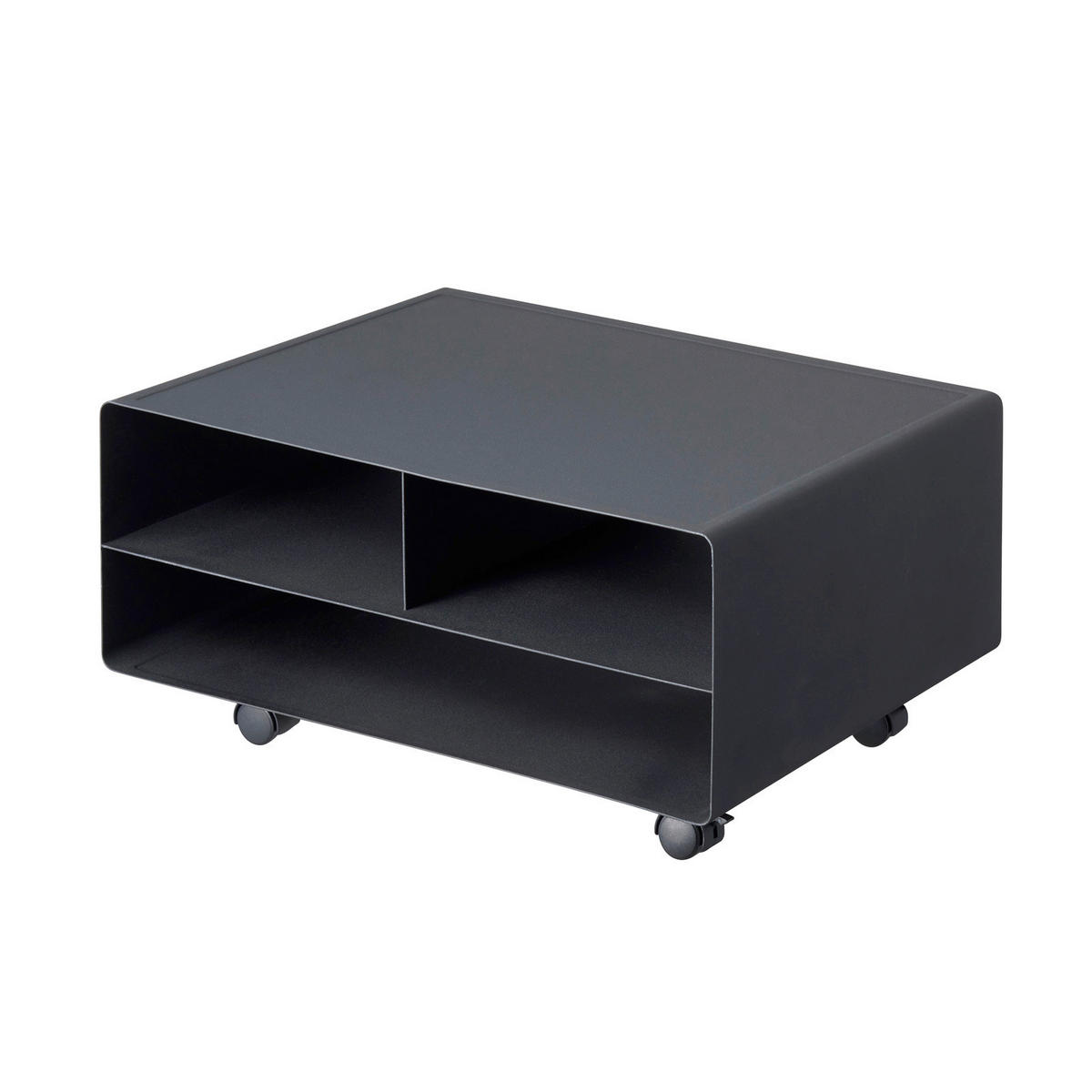 SCHREIBTISCHREGAL 48/37/19 cm Schwarz  - Schwarz, Basics, Metall (48/37/19cm)