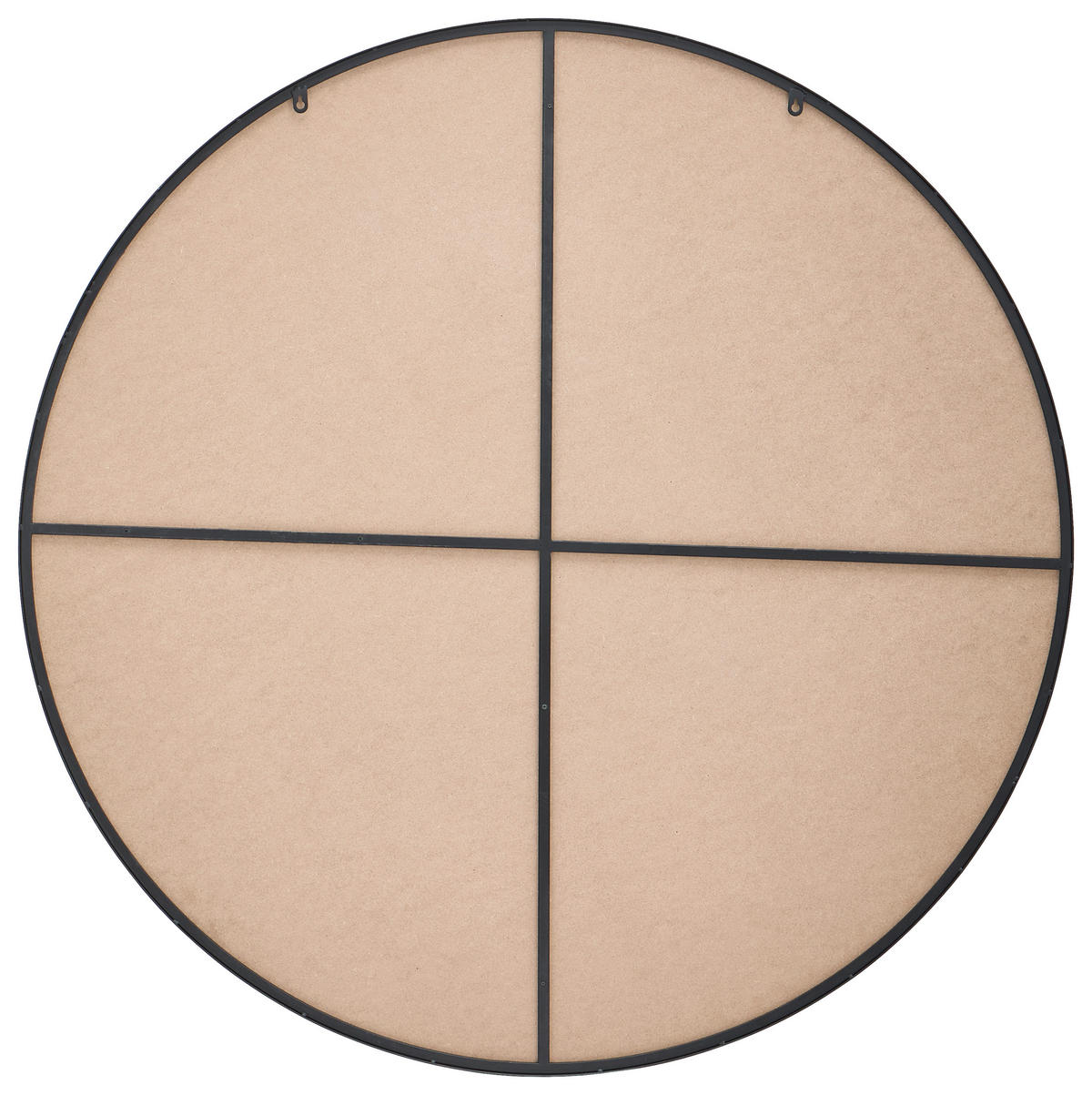 WANDSPIEGEL Schwarz  - Schwarz, MODERN, Glas/Holzwerkstoff (120/120/3cm) - MID.YOU