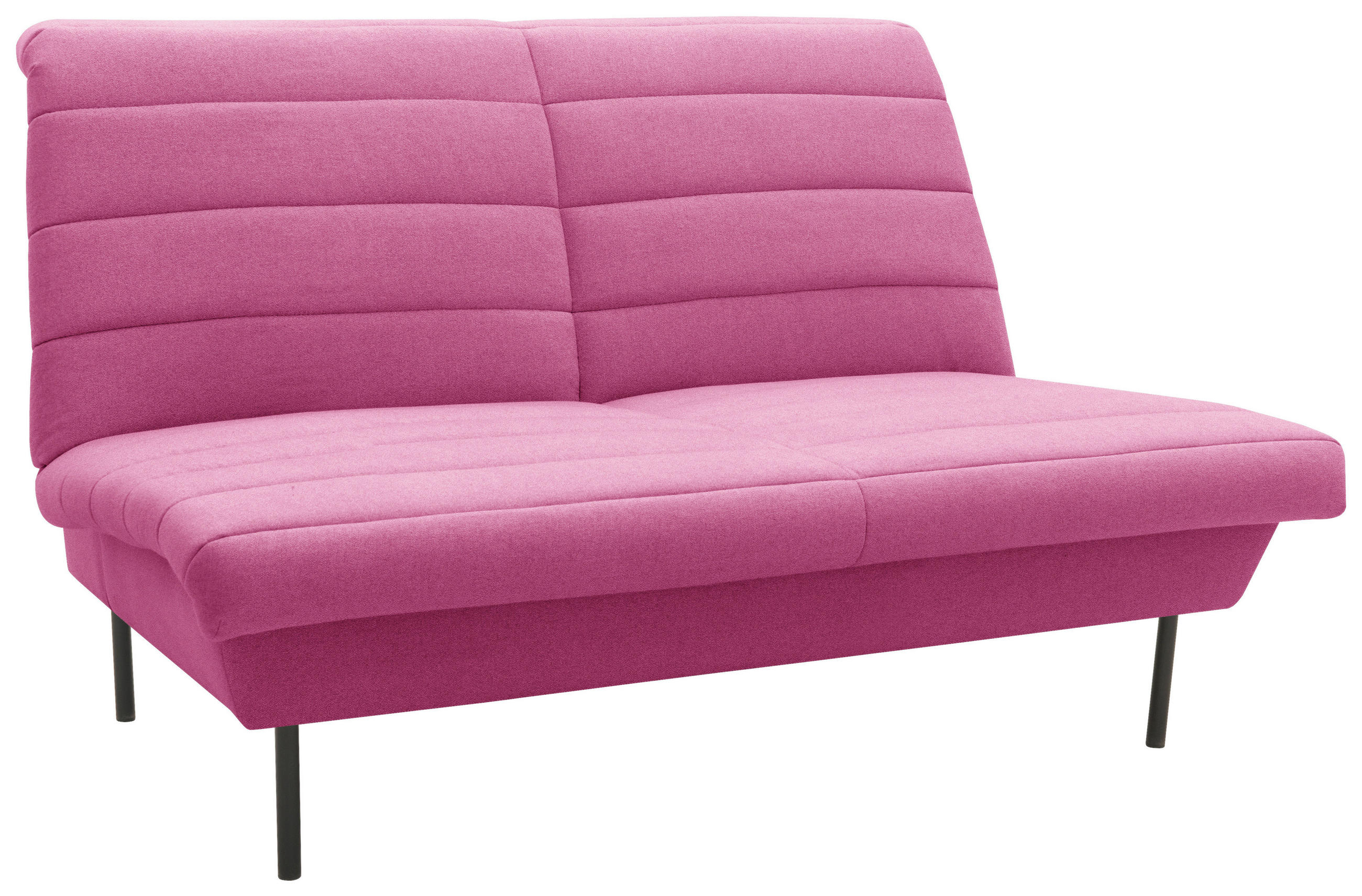 2-SITZER-SOFA Rosa  - Schwarz/Rosa, Design, Textil/Metall (145/92/103cm) - LOOKS by W.Joop