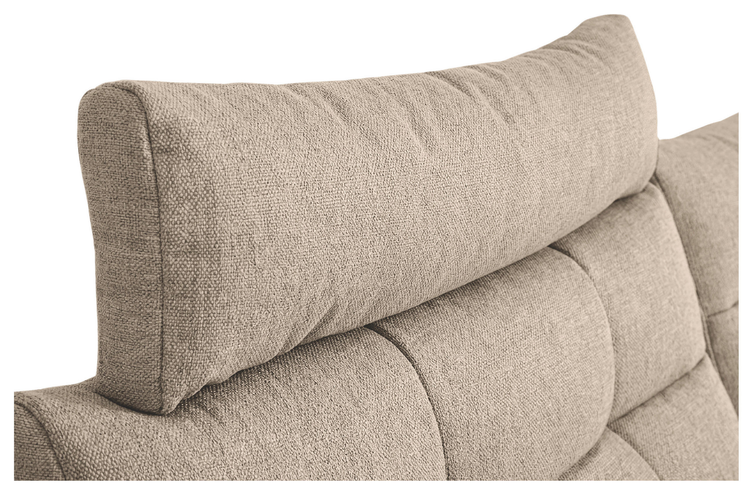 KOPFSTÜTZE Struktur  - Beige, Modern, Textil (88/24cm) - Carryhome