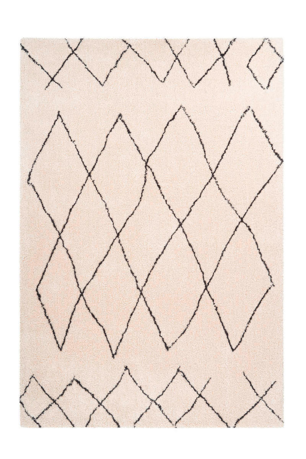KOBEREC S VYSOKÝM VLASEM, 80/150 cm, krémová, béžová - krémová/béžová, Design, textil (80/150cm)