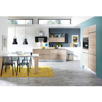EINBAUKÜCHE   - Eiche San Remo, Design, Holzwerkstoff - Celina