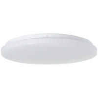 LED-DECKENLEUCHTE 38/6 cm   - Weiß, KONVENTIONELL, Kunststoff/Metall (38/6cm) - Brilliant