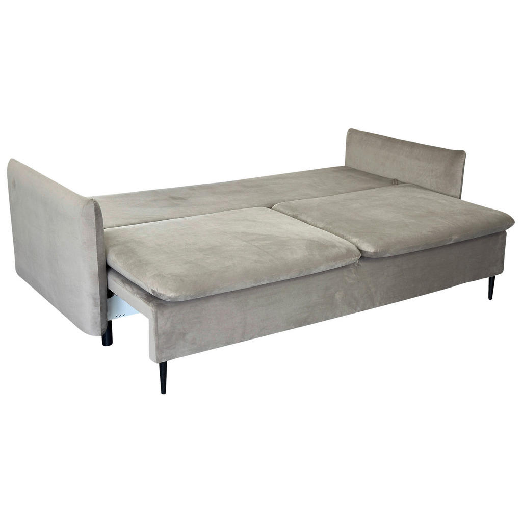 Thumbnail - Mid.you Schlafsofa, Taupe, Textil, 3-Sitzer, Füllung: Polyurethan (PUR),Polyurethan (PUR),Polyurethan (Pur), 220x96x102 ...