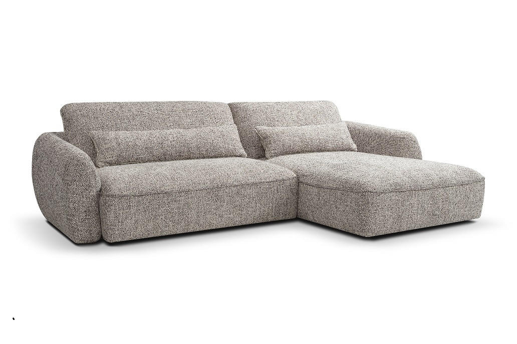 SOFFA i chenille grå  - grå/svart, Design, textil/plast (280/183cm) - Niels Andersson