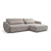 SOFFA i chenille grå  - grå/svart, Design, textil/plast (280/183cm) - Niels Andersson