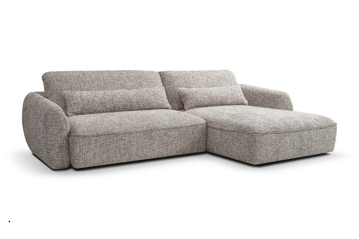 SOFFA i chenille grå  - grå/svart, Design, textil/plast (280/183cm) - Niels Andersson