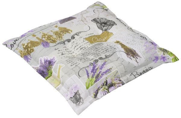 GARTENSITZKISSEN  - Violett/Grau, LIFESTYLE (42/5/40cm)