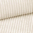 ECKSOFA Creme Cord  - Eichefarben/Creme, KONVENTIONELL, Holz/Textil (284/162cm) - Carryhome