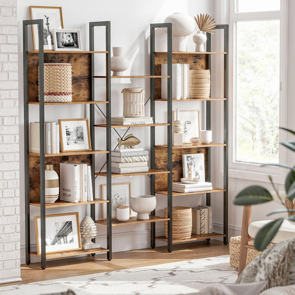 REGAL Braun, Schwarz  - Schwarz/Braun, Trend, Holzwerkstoff (158/166/24cm) - Boxxx