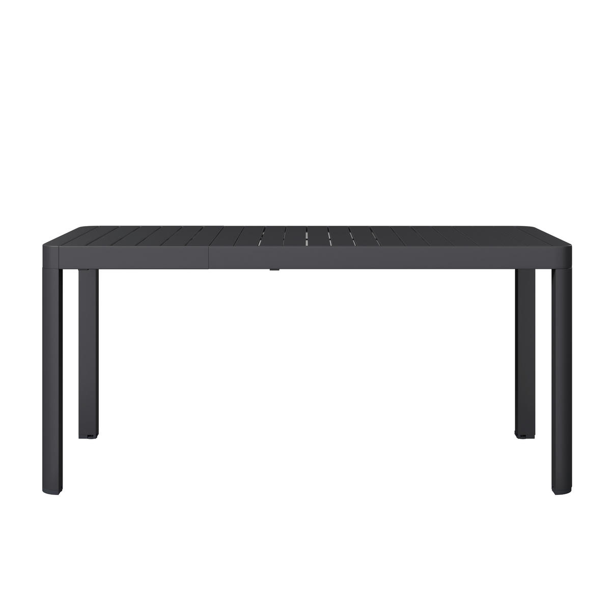 ZAHRADNÍ STŮL, kov, 117/162/75,5/70 cm - antracitová, Moderní, kov (117/162/75,5/70cm) - Ambia Garden