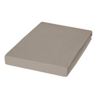 SPANNBETTTUCH Jersey 100/200 cm  - Greige, Basics, Textil (100/200cm) - Janine