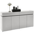 SCHUHSCHRANK  in 180/92/40 cm  - Kaschmir/Schwarz, Design, Holzwerkstoff/Kunststoff (180/92/40cm) - Voleo