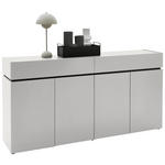 SCHUHSCHRANK  in 180/92/40 cm  - Kaschmir/Schwarz, Design, Holzwerkstoff/Kunststoff (180/92/40cm) - Voleo