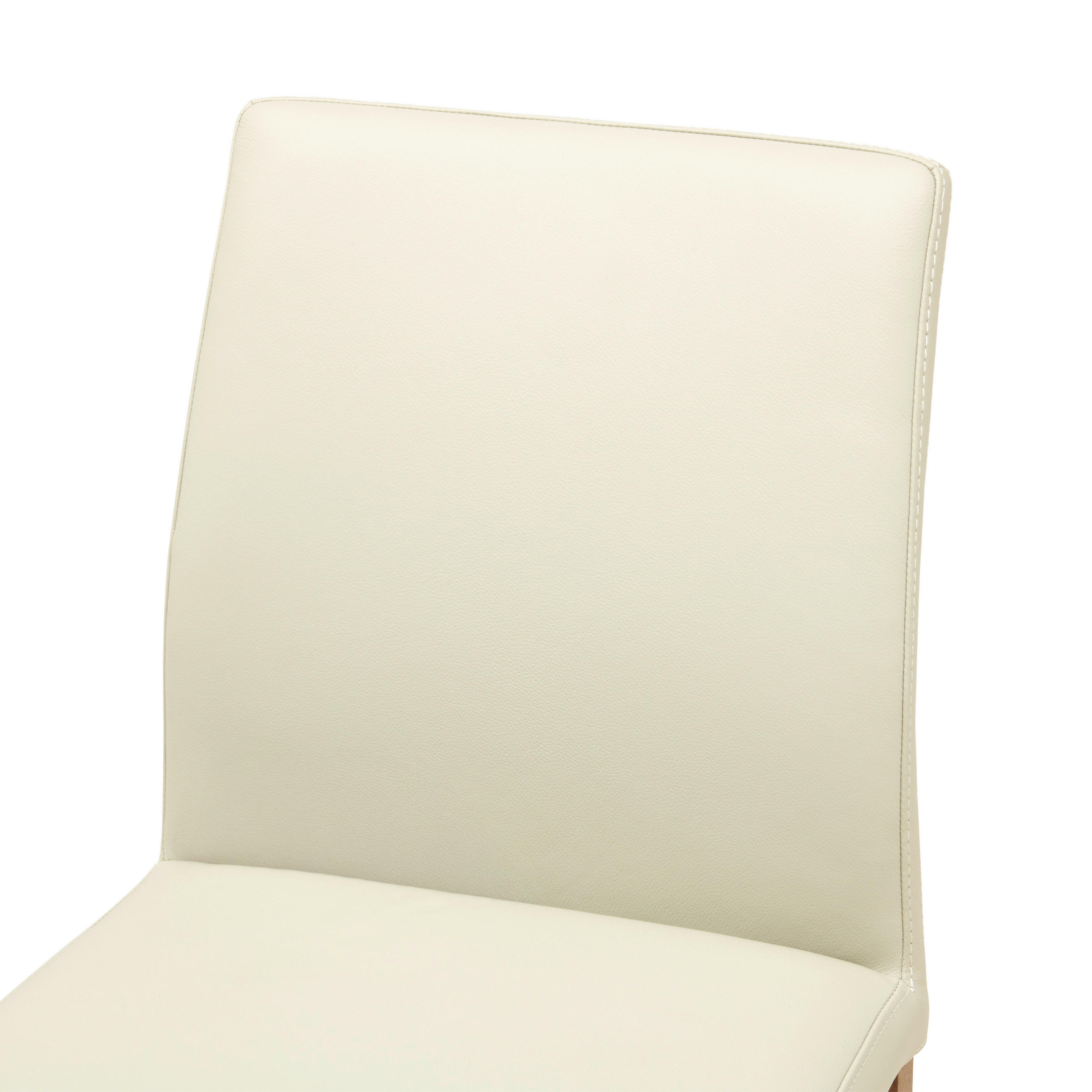 Thumbnail - Livetastic Stuhl, Beige, Leder, Echtleder, Büffelleder, eckig, 47.5x87x57.5 cm, Esszimmer, Stühle, Esszimmerstühle, Lede...