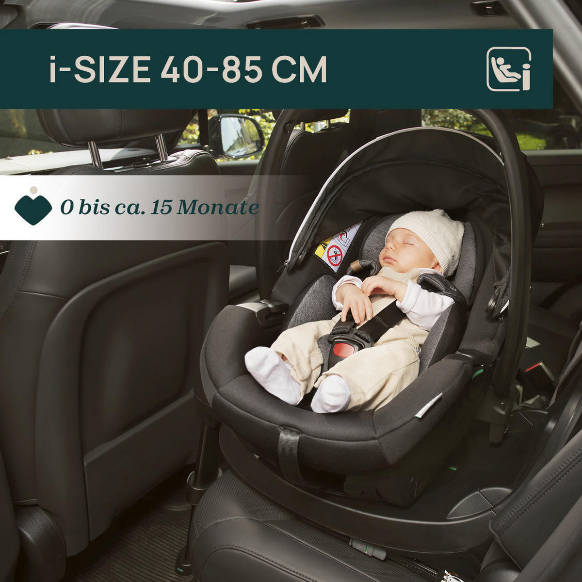 KINDERAUTOSITZ Amber Glow   - Creme/Schwarz, Basics, Textil (63/36/57/37cm) - Chicco